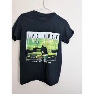 Ice Cube Today Was A Good Day Black Graphic T-Shirt Mens Small Rap Hip Hop Tee